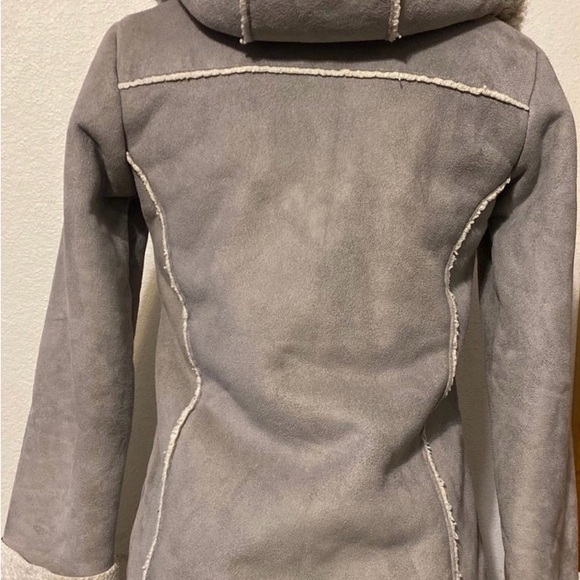 Girls Justice Lightweight Sherpa Coat Jacket 12 - Picture 3 of 9